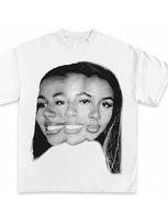 Mariah Scientist T-Shirt Vintage Rap T-Shirt Concert Graphic T-Shirt  Casual Digital Print  Pure Heavy Cotton T Shirt S juoda