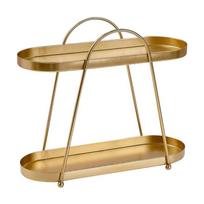 Convenient Iron Makeup and Jewelry Shelf Elegant Makeup Storage Rack Practical Jewelry Storage Holder for Presentation auksas