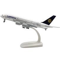 1/400 A380 Lufthansa 20cm Žaislinis lėktuvas Metalo replika Modelinis lėktuvas Aviacijos modeliavimo mastelis Lėktuvų kolekcija Žaislai Berniukai Vaikams gray