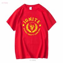 Ignite Vintage Y2K Orange County Hardcore Punk Rock Band Concert Tour T Shirt Size XL long or short sleeves vintage Washed S red