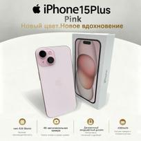 Refurbished Apple iPhone 15 Plus Smartphone with Nano-SIM+eSIM 128GB rožinė