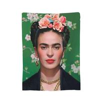 F-Frida K-Kahlo Vilnos Pledas Pledai Sofai Automobiliui Lengvas Plonas Miegamojo Antklodė, 75x90cm