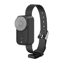 Silicone juostos / Gyvūnų antkaklis Puluz DJI Osmo Nano (Juodas) universalus