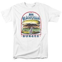 Pulp Fiction Big Kahuna Burger T Shirt Licensed Comedy Crime Movie Retro White S gray