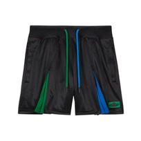 Air Jordan Aleali May Collaboration Basketball Sports Contrast Drawstring Spliced Shorts Women Bottoms Black DC2433-010 M