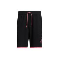 Adidas Dame Dolla Extply Sports Shorts With Pink Stripe Trim And Logo Print Men Shorts Black HB7885 M black