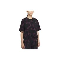 Jordan Paris Saint-Germain Co-Branded Casual Sports Oversized Short Sleeve T-Shirt Women Tops Black CU5697-010 XS