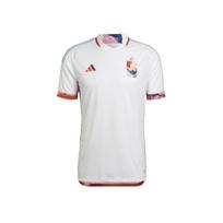 Adidas 2022 Qatar World Cup Badge Print Short Sleeve Football Jersey Player Version Belgium Team Men Tops White HD9416 XS white