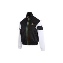Puma Lightweight Woven Sports Jacket Women Jacket Black 599065-01 XXL white