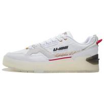 Li Ning 001 Btc Btc Boom Slip Resistant Shock Absorbing Durable Low Top Skate Shoes Men Skate Shoes White AGCS129-1 40⅓