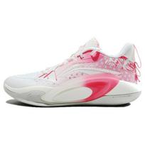 Li-Ning Shock Absorbing Durable Low Top Basketball Shoes Men Sneakers Pink ABPS047-2 43 white