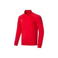 Li Ning Ping Pong Series Solid Color Logo Stand Collar Jacket Hoodie Men jackets Crimson-Red AWDR749-3 XL red
