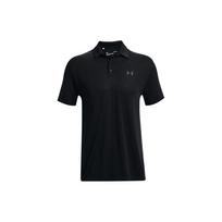 Under Armour Vanish Seamless Logo Print Loose Short Sleeve Polo Shirt Men Polo Shirts Black 1370098-001 M black