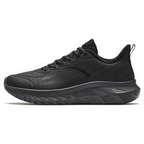 Anta Light Cloud Comfortable Shock Absorbing Durable Lightweight Low Top Running Shoes Men sneakers Black 112345530-10 44 black
