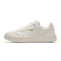 Anta Versatile Casual Lightweight Comfortable Non-Slip Shock Absorbing Wear-Resistant Low-Top Skate Shoes Men sneaker White 912418014-4 39 white