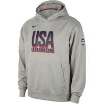 Nike JAV Treniruočių Fleece Hoody Tamsiai Pilka Melange/Obsidian Vyriškas Streetwear FQ0308-063 M gray