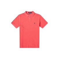 Polo Ralph Lauren Logo Fitted Short Sleeve Polo Shirt Men tops Red 710680784-205 XS