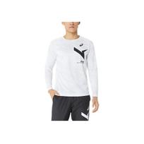 Asics Aim-Trg Dry Sweat-Wicking Quick-Dry Round Neck Long Sleeve T-Shirt Unisex Tops Bright-White 2031E716-100 M