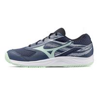 Mizuno Break Shot 5 Jr. Ac Fashion Comfortable Low Top Tennis Shoes Unisex Sneakers Blue 61GA254037SHOT-5 44