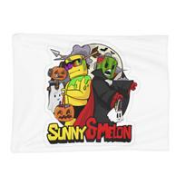Sunny And Melon Blankets Soft Warm Flannel Throw Blanket Bedding for Bed Living room Picnic Travel Home Couch 30x40in