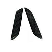 2Pcs Universal Car Hood Cooling Vents ABS Body Stickers Carbon Fiber Style Exterior Trim Accessory For Vehicle Modification juoda