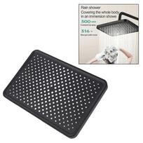 300x200mm Didelis Skydelis Superįkraukiamas Lubose Montuojamas Lietaus Dušo Galvutė Aukšto Slėgio ABS Plastiko Dušo Galvutė CHINA