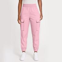 Women's Color Sweatpants, Loose Casual Leggings M rožinė