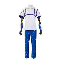 JOJO neįprasti nuotykiai Johnny Joestar Anime Cosplay kostiumas L white