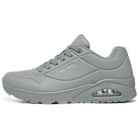 Skechers Patogūs Kasdieniai Smūgius Sugeriantys Dilimui Atsparūs Žemi Laisvalaikio Batai Vyriškas Kedas Pilkas 52458-LTGY 42 gray
