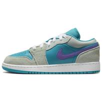 Air Jordan 1 Low SE GS Aquatone Concord Kids Sneakers Blue Pistachio-Frost Psychic-Purple DX4374-300 40