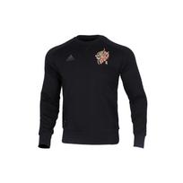 Adidas Manchester United Soccer Pullover Sweatshirt Men Sweatshirt Black GH0029 S black