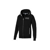 Puma Colorblock Hooded Zip Jacket Men Outerwear Black 844130-01 M black