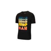 Air Jordan Retro Print Short Sleeve T-Shirt Men Tops Black CN3108-010 S