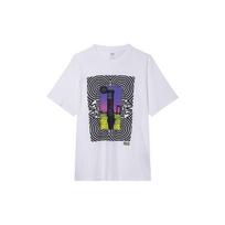 Levis Building Print Crew Neck Short Sleeve T-Shirt Men Tops White 87373-0079 M