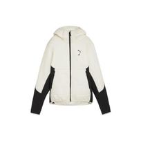 Puma Seasons Hybrid Primaloft Jacket Color Block Kasdienis paltas su gobtuvu ilgomis rankovėmis Moteriškos striukės High-Mountain-Snow 524119-87 S white