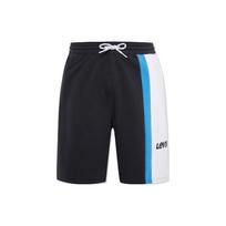 Levis Three Stripe Logo Letter Fit Pattern Printed Drawstring Shorts Men shorts Black A6260-0002 XL