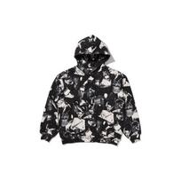 Levis FW22 Character Pattern Full Print Pullover Hoodie Men hoodies Gray A3692-0000 S