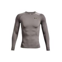 Under Armour Strong Stretch Training Long Sleeve Compression Shirt Men tops Gray 1358233-066 XXL gray