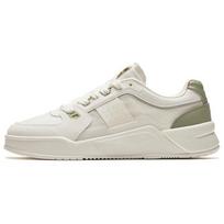 Anta Trendy Versatile Shock Absorbing Wear Resistant Low Top Sneakers Men Sneakers White Green 112428013-1 40 beige