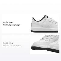Nike Force 1 Low LV8 EasyOn White Black (PS) Kids Sneakers FV7856-100 28