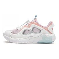 Li Ning Vaikiški Universalūs Neslystantys Smūgius Sugeriantys Dilimui Atsparūs Žemi Laisvalaikio Batai Vaikams Laisvalaikio Batai Balti Violetiniai Rožiniai YKAU018-4 30 white