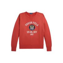 Polo Ralph Lauren SS24 Letter Number Print Casual Crew Neck Long Sleeve Sweatshirt Men sweatshirt Brick-Red MNPOKNI16823536-600 2XL