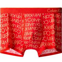 Calvin Klein One Gravity Printed Letter Boxer Shorts Men Bottoms Red NP1997O85D M red