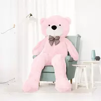 Teddyway Popo Didelis Pliušinis Meškiukas Meškinas, Minkštas Žaislas, 200 Cm, Rožinis