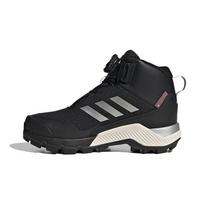 Adidas Terrex Winter Mid Boa Hiking Shoes Comfortable Casual Breathable High-Top Outdoor Kids Hiking Shoes Black FU7272 28