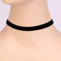 Velvet Short Choker Necklace Soft Fabric Adjustable Length Minimalist Design Lightweight Accessory for Everyday Wear One Size juoda