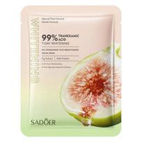 SADOER Fig Tranexamic Acid Brightening Mask, Hydrating, Moisturizing and Improving Dry Mask 1 beige