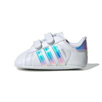 adidas Superstar Crib Iridescent Baby Sneakers White Cloud-White Core-Black BD8000 20