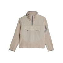 Adidas Terrex X And Wander Collaboration FW23 Outdoor Sport Crew Neck Half-Zip Sweatshirt Women Tops White IB4814 L