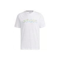 Adidas Neo Tie-Dye Logo Print Sports Crew Neck T-Shirt Men Tops White GP4876 XXL